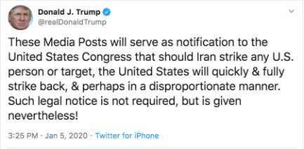 Tweet that may need to meet M-19-21 compliance