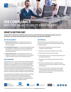 508 Compliance Brochure
